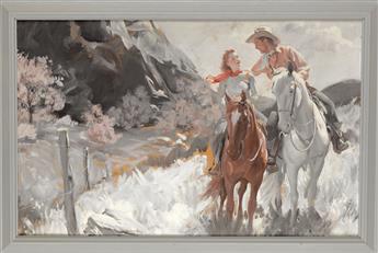 (COWBOYS / WESTERNS.)  HARRY ANDERSON. Going to the Sun.